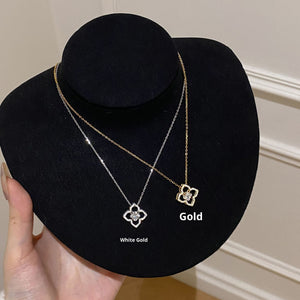 Zirconium Collarbone Necklase